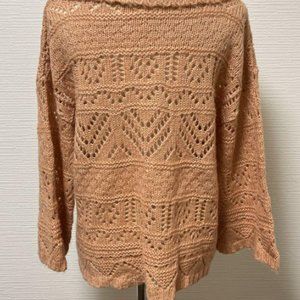 Cut-out ladies fashion sweater